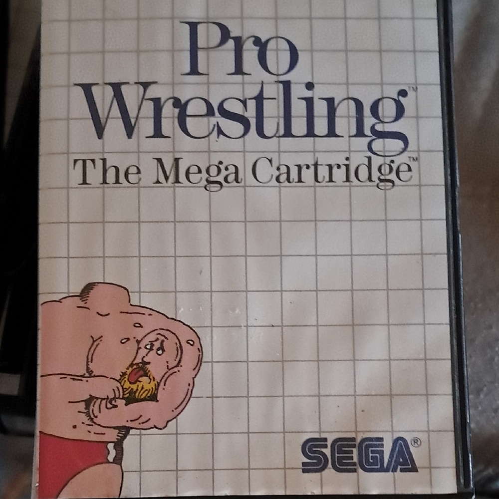 Black Pro Wrestling Video Game Cartridge